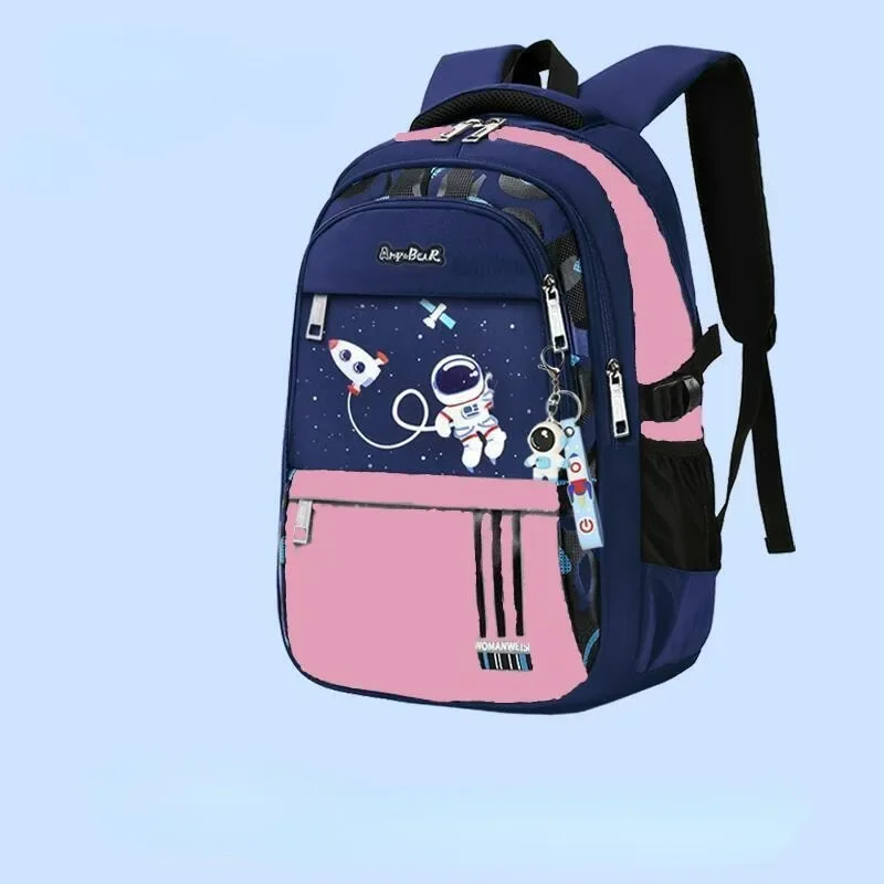 Nova mochila escola primária estudante grau 3-6 pacote de escola secundária grande capacidade super leve saco menino menina mochila