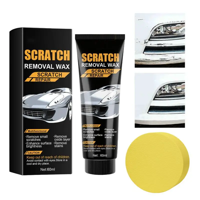 Scratch Remover For Vehicles Car Paint Correction 60ml Safe All-in-1 Fast Ultimate Auto Paint Scratch Remover For Black