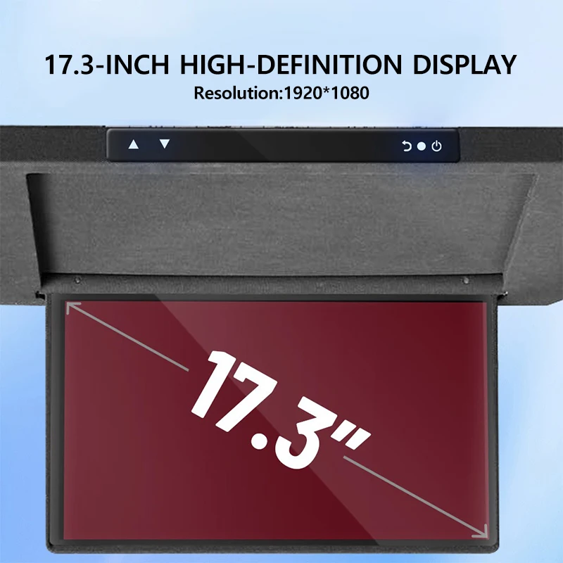 17.3 Inch Roof Mounted HD Display for Tesla Model Y Multimedia Player for Large Screen Entertainment Car Accessories