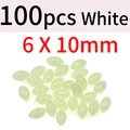 100pcs white 6x10