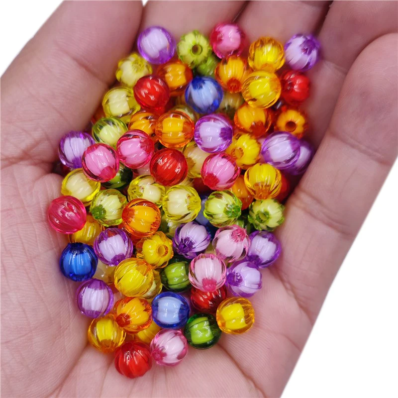 8mm/10mm Sandwich Double Layer Loose Round Beads DIY Crafts Watermelon For Jewelry Making Necklace Bracelet Pendant Wholesale