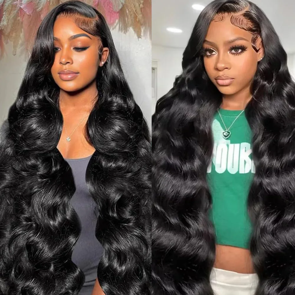 

40 Inch Body Wave 13x4 Hd Lace Front Wigs Brazilian Human Hair Wigs For Black Women 13x6 Transparent Frontal Pre Plucked Wigs