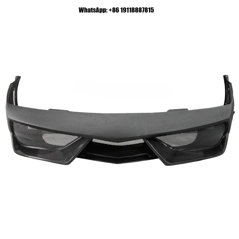 

Передний бампер из гибридного стекловолокна и карбона для Lamborghini Gallardo 2004-2007: профессиональная установка, повышенная сложность