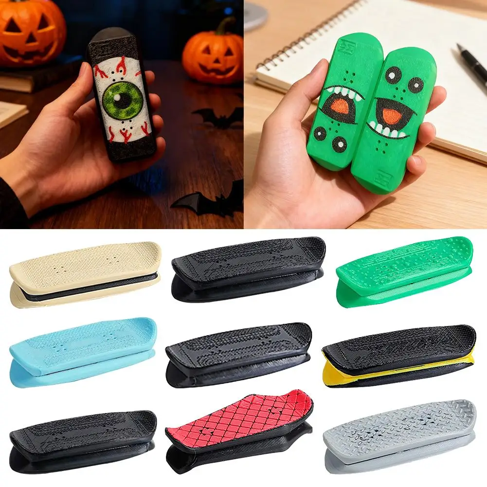 Finger Skateboards Magnetic Mini Deck Fidget Finger Skate Board Stress Relief Kids Party Boys Classroom Birthday Stocking
