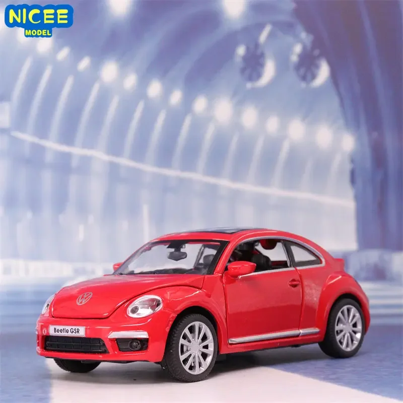 1:32 VOLKSWAGEN Beetle GSR High Simulation Diecast Car Metal Alloy Model Car Children\'s toys collection gifts A134