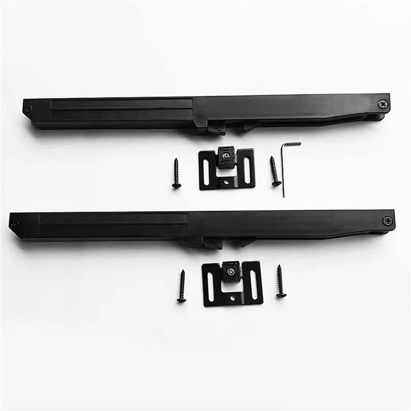 L68A 2 Set Barn Door Soft Close Mechanism Spring Buffer Slide Damper Hardware For Damper Sliding Barn Door Hardware Track Kit
