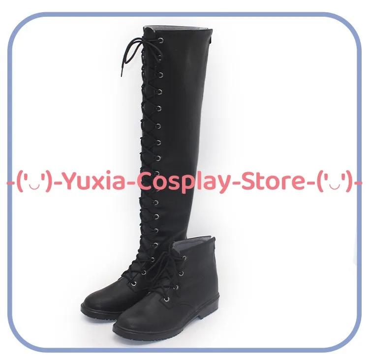 Yuxiacosplay! Buty do cosplayu Momoka Nishizono z Girls Band Cry, skórzane botki z PU, kostium na Halloween, karnawał, imprezę, postać z anime