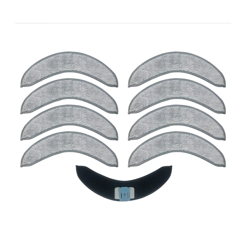 9PCS Mop Pads อุปกรณ์เสริมสําหรับ Irobot Roomba Combo J7 + หุ่นยนต์สูญญากาศไมโครไฟเบอร์ล้างทําความสะอาดได้ Mopping ผ้า