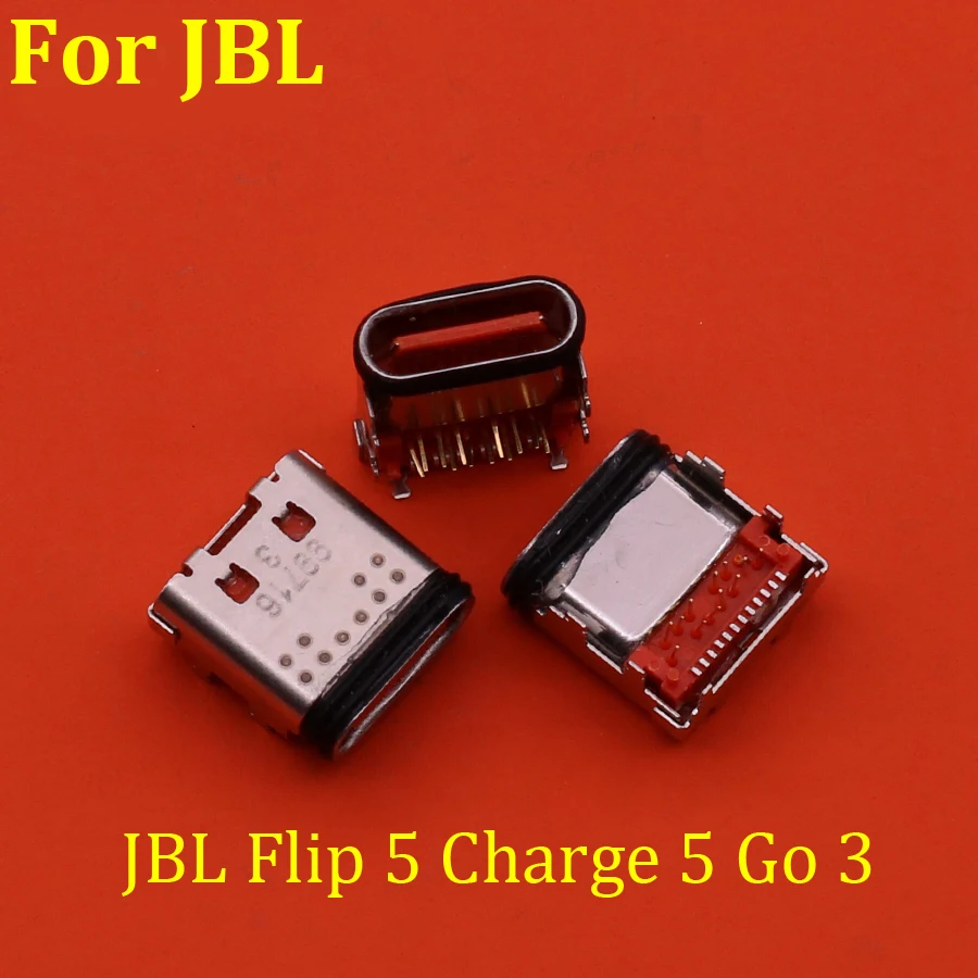 1-10pcs Original Female USB Type C USB Charging Port Jack Socket Connector For JBL Flip 5 charge 5 TL Go 3 Bluetooth Speaker