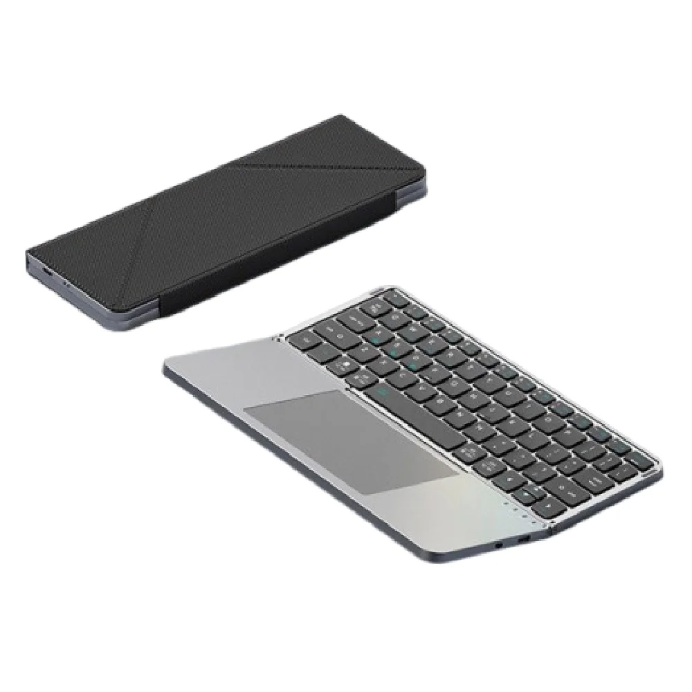 

Bluetooth 5.3 Wireless Bluetooth Keyboard Portable Universal Foldable Keyboard Ergonomic Compact Rechargeable Keyboard