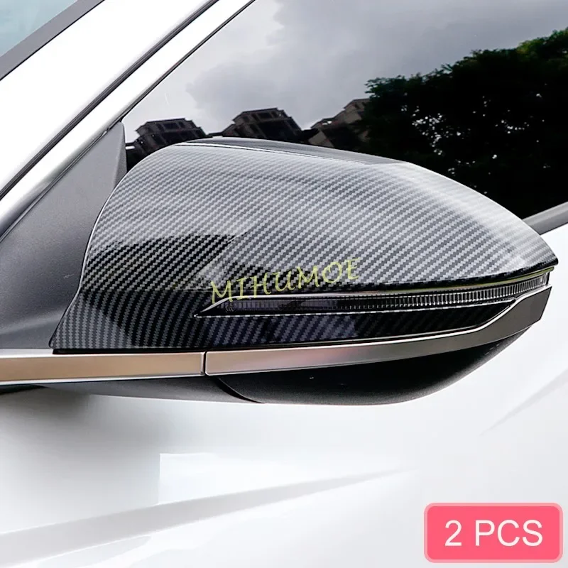 Voor 2021-2025 Hyundai Tucson Auto Buitenkant Achteruitkijkspiegel Cover Cap Koolstofvezel Stijl 2022 2023 2024