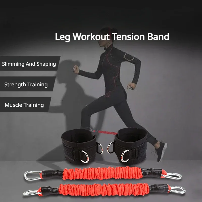 

Strength Agility Training Strap Fitness Bounce Trainer Rope Resistance Bands Rubber Basketball Soccer Jump Gym Fitness Equipment