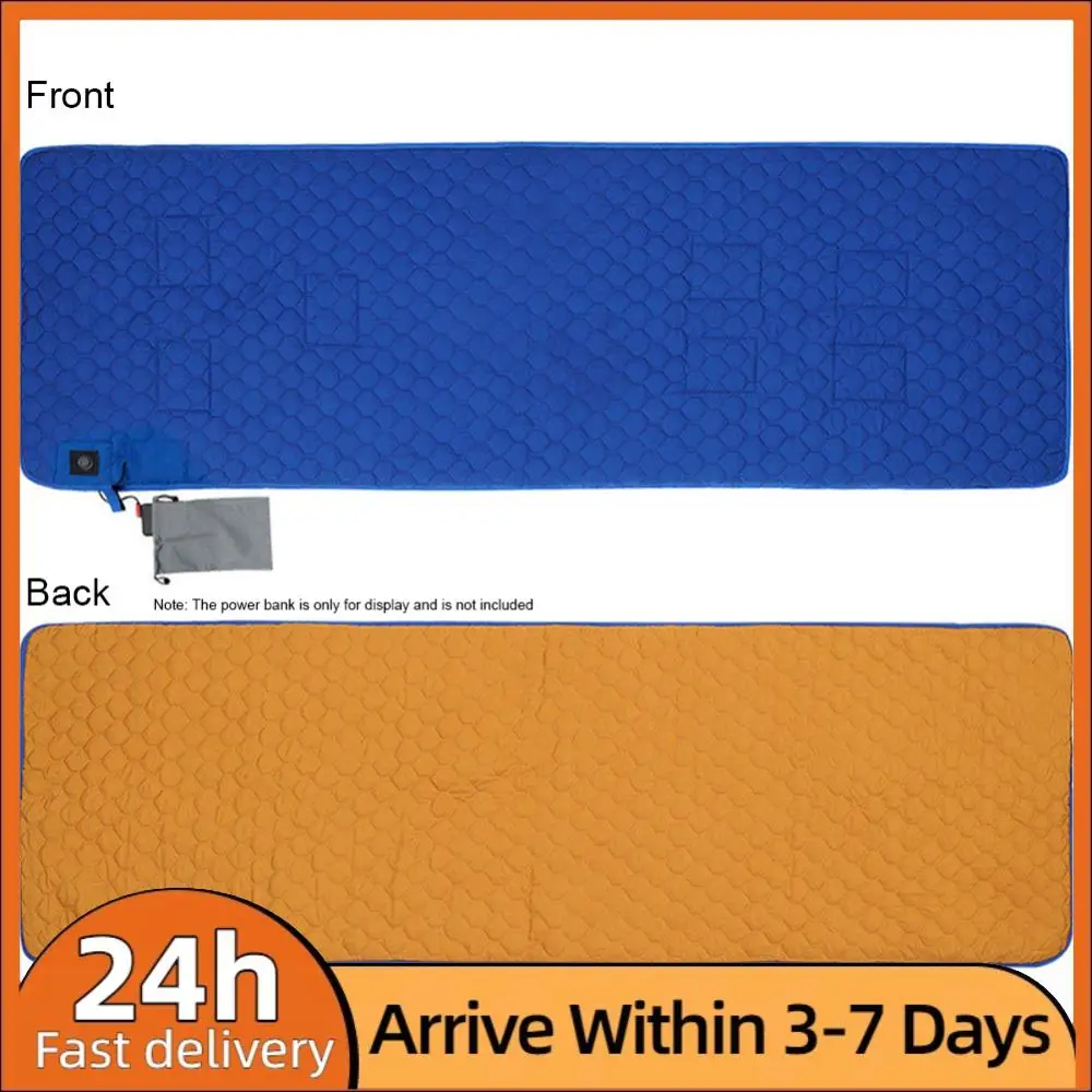 

Надувной матрас с подогревом для кемпинга, 7 зон, от 38 до 65 градусов ℃ Трехступенчатый изолированный греющий коврик с питанием от USB для кемпинга и походов на природе