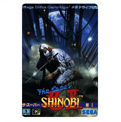 The Super Shinobi Mega Drive Retro-Videospiel Metallposter Blechschild