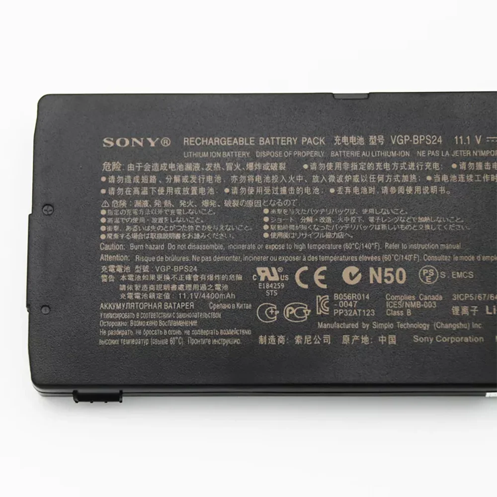 VGP-BPS24 11.1V 49Wh Original Laptop Battery for Sony VAIO SA SB SC SD SE VPCSA VPCSB VPCSC VPCSE VGP-BPSC24