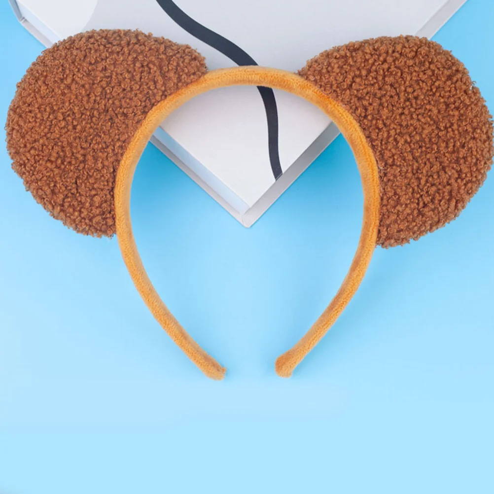Cute Monkey Ears Headband for Little Girl Party Costume Dress Up Decorative Cosplay Hair Accessories Cute Monkey Ear Headband