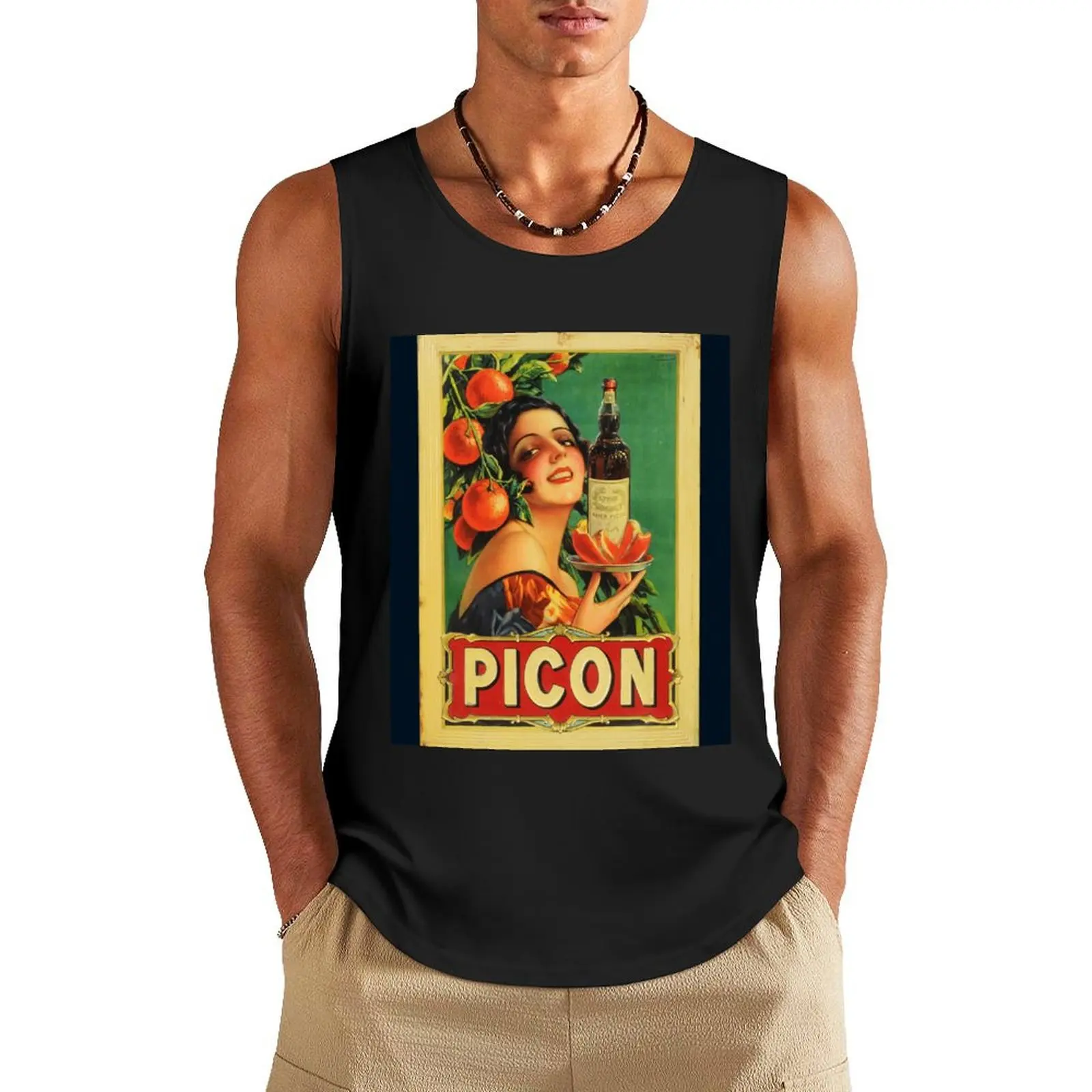 

Picon Tank Top Bodybuilding shirt summer singlet for men