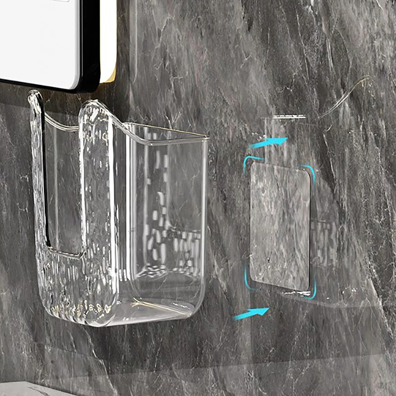 Punch-Free Toilet Paper Holder Box Waterproof Storage Toilet Paper Storage Rack Paper Towel Kitchen Bathroom Storage Box