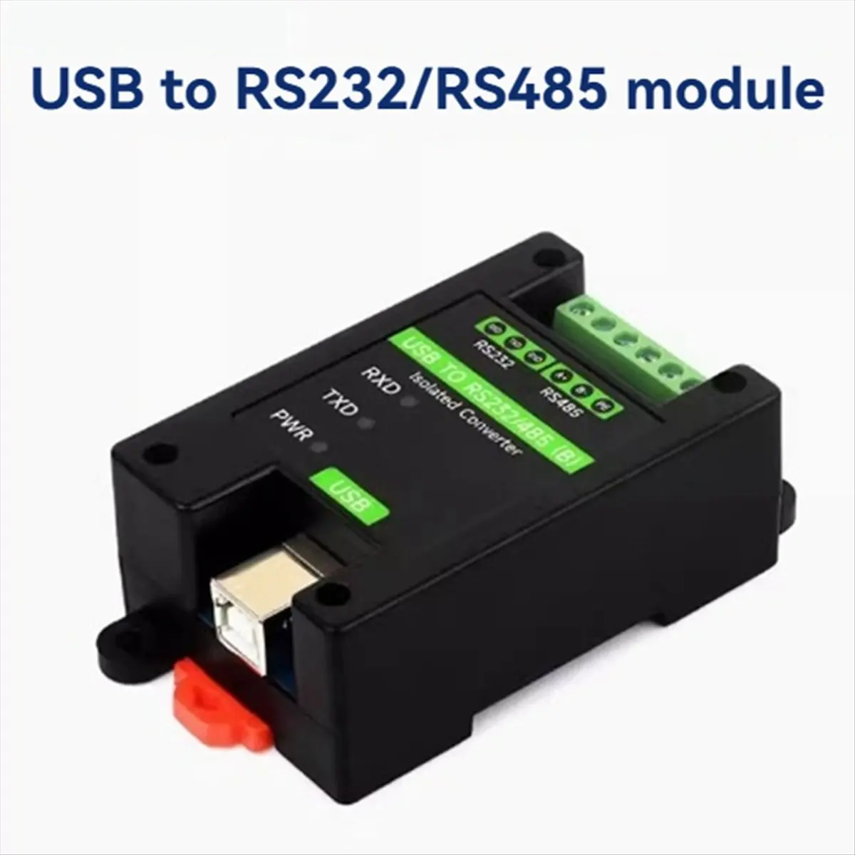 #02K USB to RS232/485 Converter,USB to RS232/485 (B) Industrial Isolated Converter (ABS)
