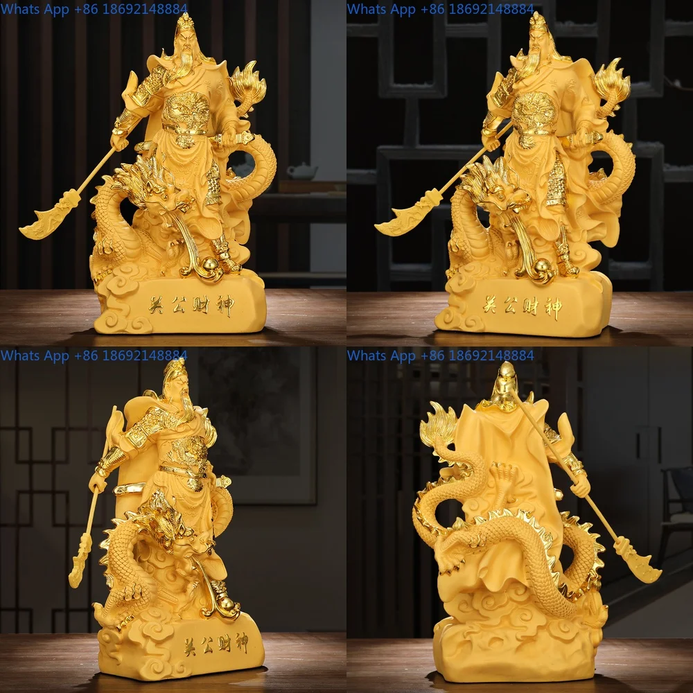

Guan Yu Statue for Wealth Attraction, Home and Shop Worship, Martial God of Wealth, Guan Yu, Housewarming Gifts