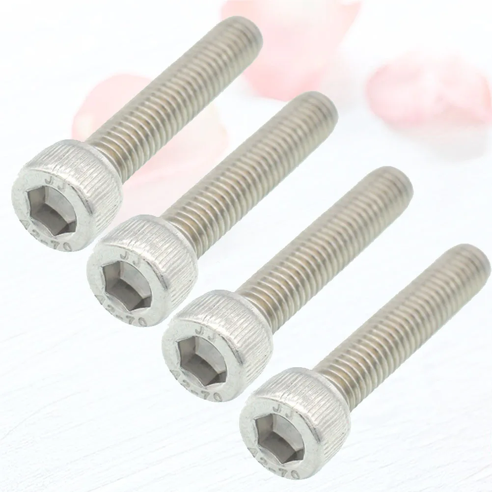 

4 шт. винт для велосипедной гарнитуры из нержавеющей стали, сильная устойчивость к давлению для горной дороги, аксессуары с фиксированной передачей, винт для гарнитуры