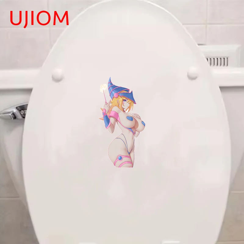 UJIOM Sexy Big Breasts Magician Girl Wall Sticker High Quality Creative Wateproof Decal Suitable For Sofa Wall Toilet Decor