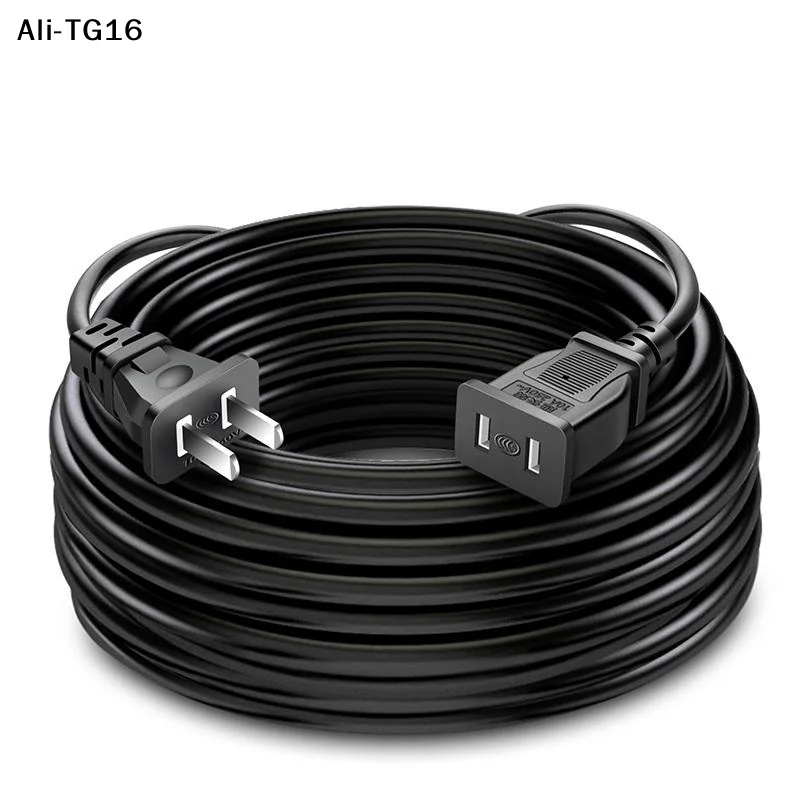 【YY】1Pc 2026 New 2M/5M/10M US Plug AC Power Connector Cable TV PC Laptop Power Supply Wire Copper Charging Line