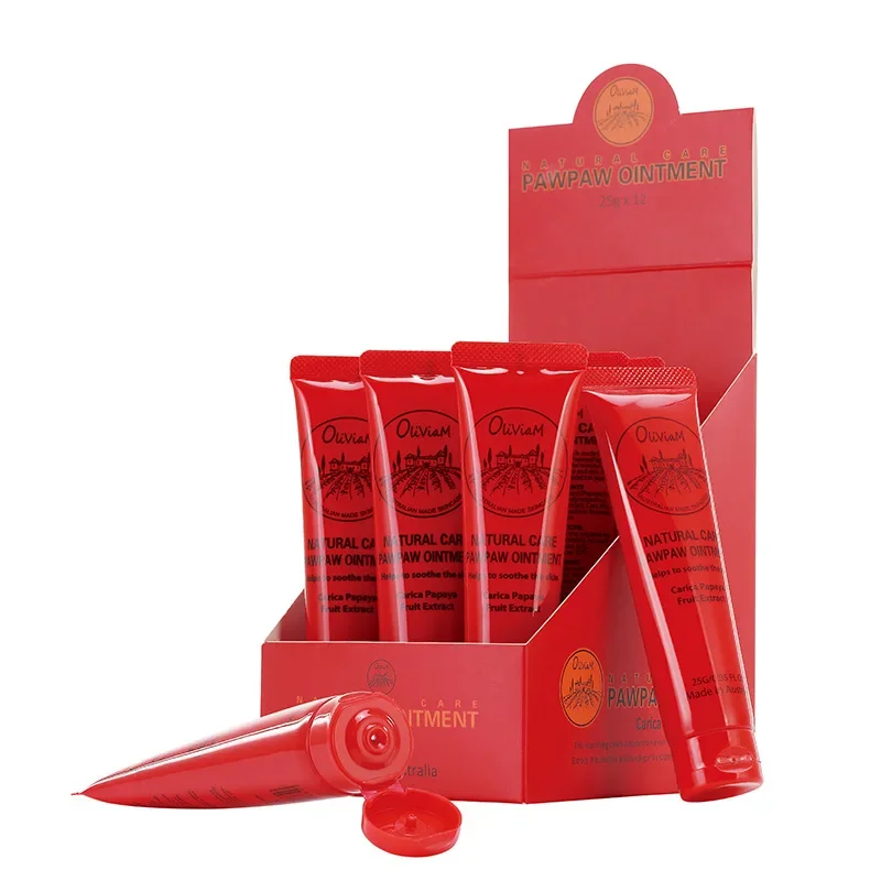 Australia Oliviam Pawpaw Unguento Crema di Papaya Balsamo per le labbra 25g Idratante Nutriente Riparatore