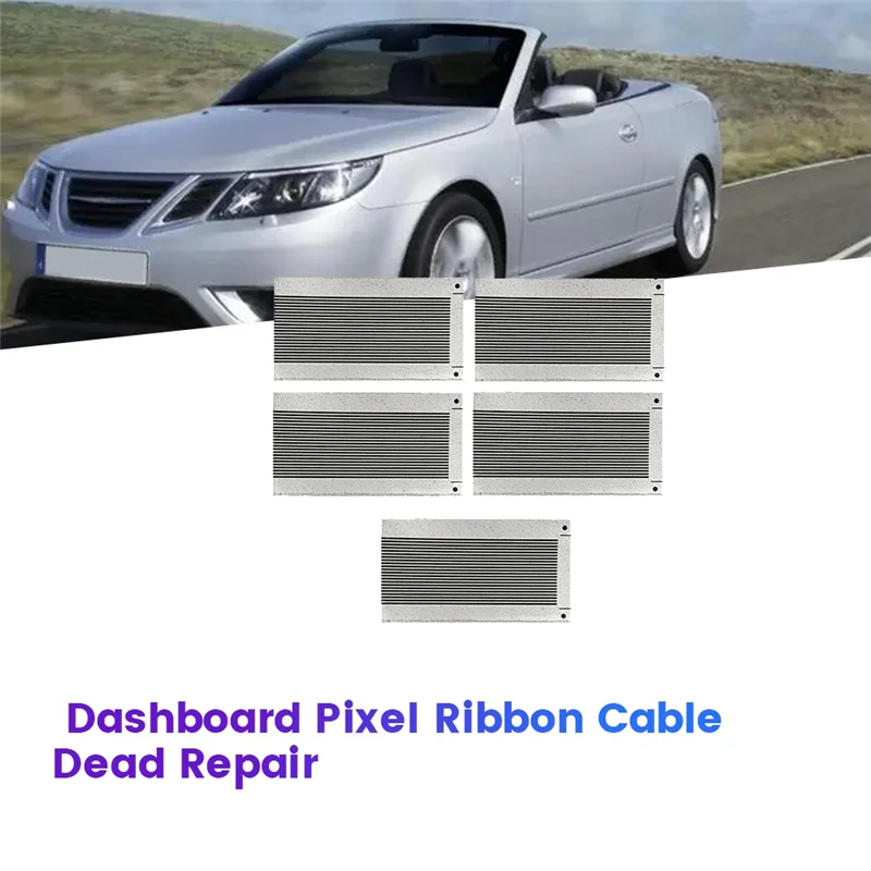 High Quality 5Pc Pixel Dashboard Ribbon Cable For SAAB ACC 9-3 Ribbon Cables 93 Climate Control Cable Dead Missing Pixel Repair