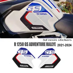 Per BMW R1250GS R 1250 GS Adventure 2021 2022 2023 accessori moto 3D resina Sticker Tank Pad Protection Kit