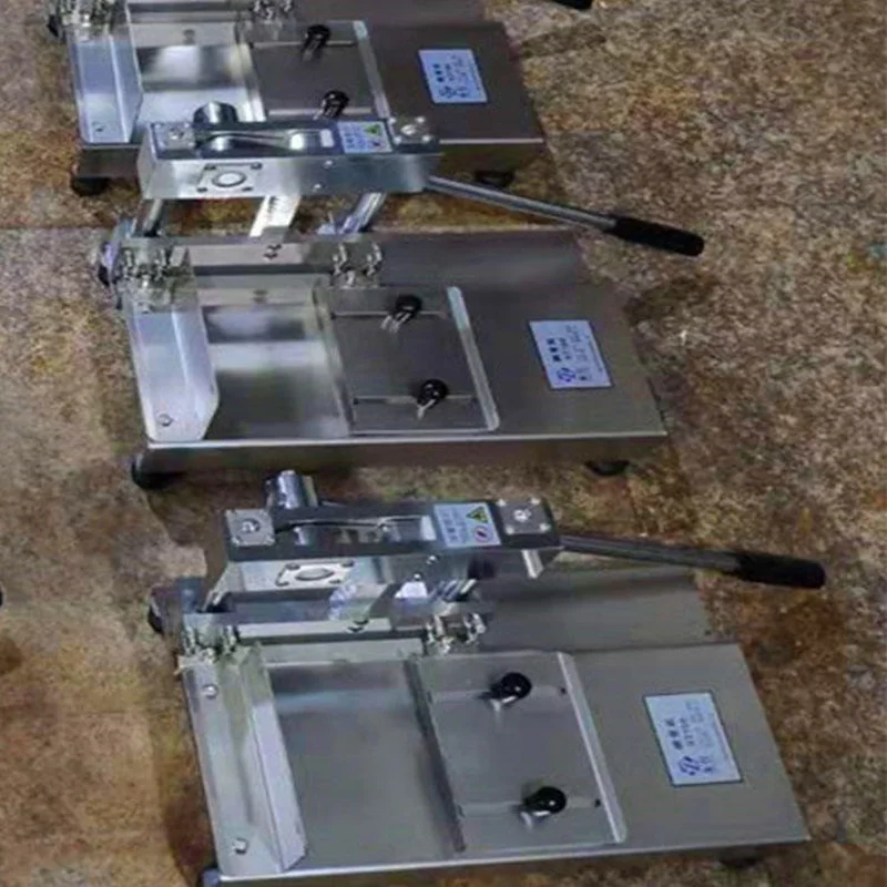 Commercial Guillotine Machine for Cutting Thickened Stainless Steel   Labor-Saving Bone Cutting Ribs Big Bones Pig Meat Processi