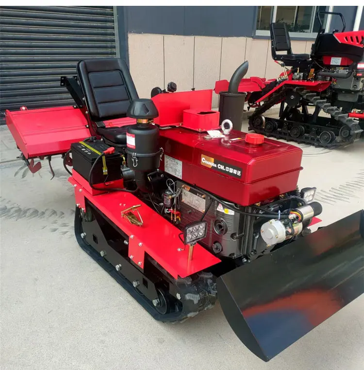 35hp40hp Populaire Multifunctionele Rupsbanden Cultivator, Handtrekker Landbouwapparatuur Gebruikt In Rijstboomgaarden