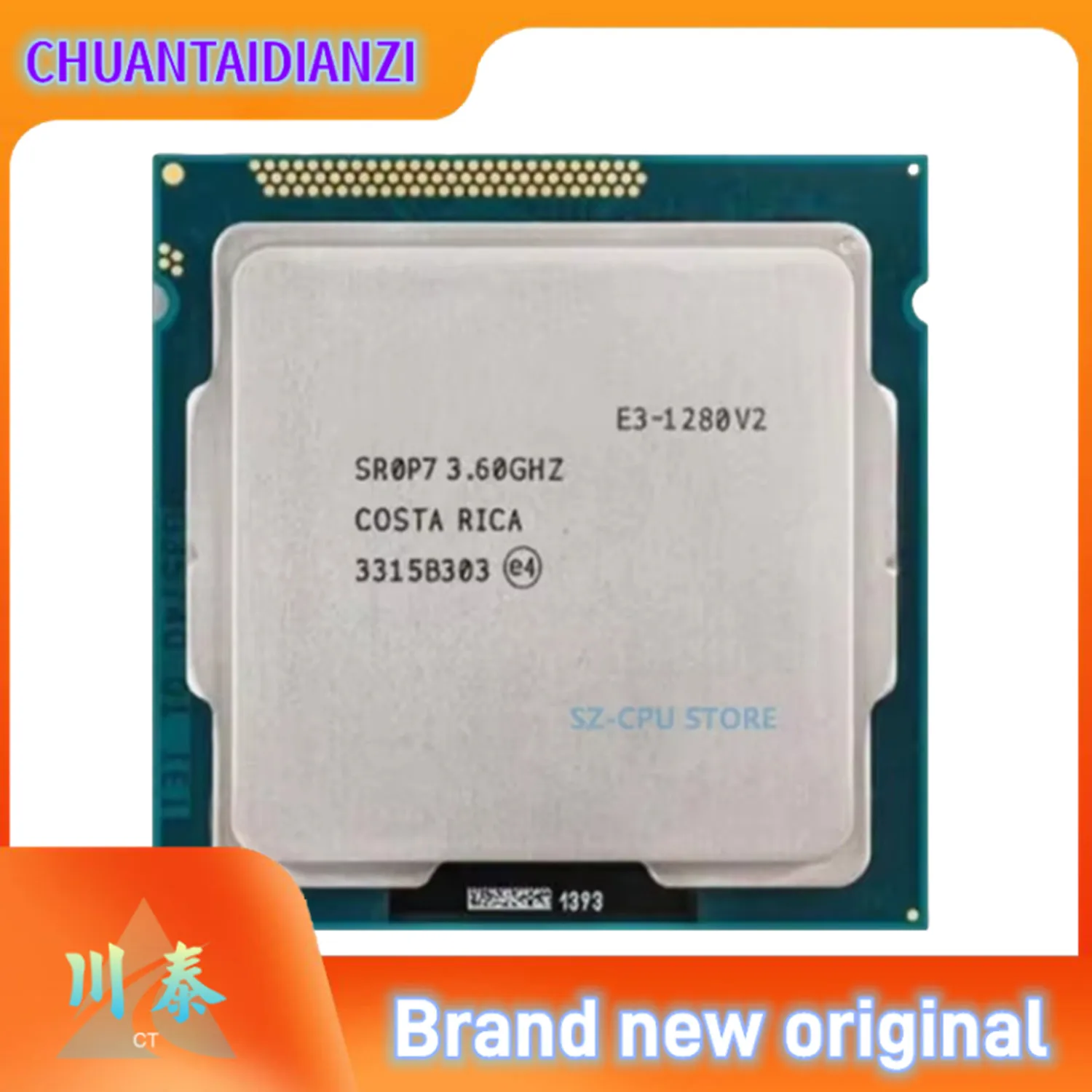 

XEON E3-1280V2 E3 1280V2 E3 1280 V2 3.60GHZ quad-core 8M Cache 69W SR0P7 LGA1155