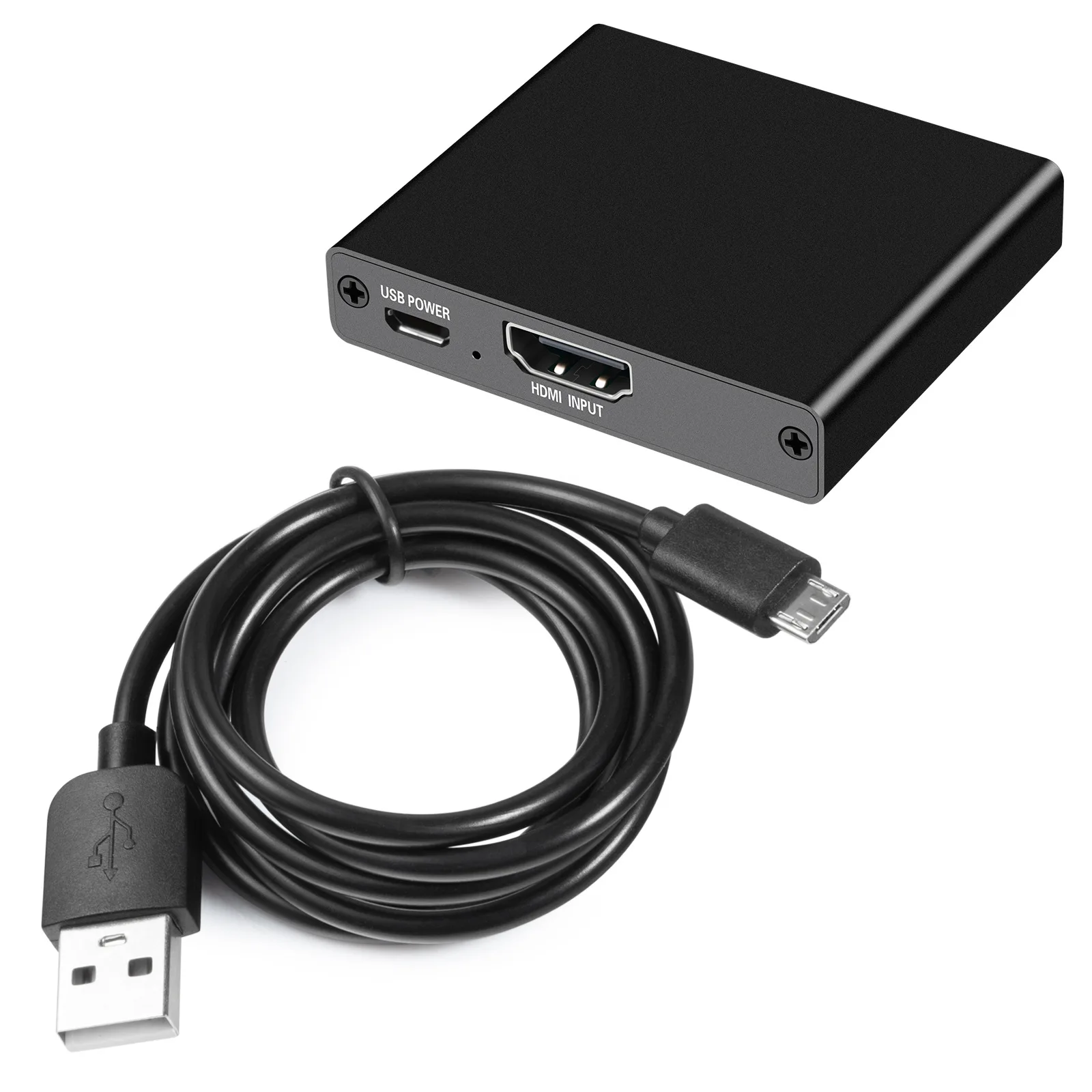 HDMI-Splitter 1 In 2 Out 4K Ultraklarer Crossover-Computer-TV 1-Punkt-2-Konverter mit gleichem Display High-Definition-Splitter