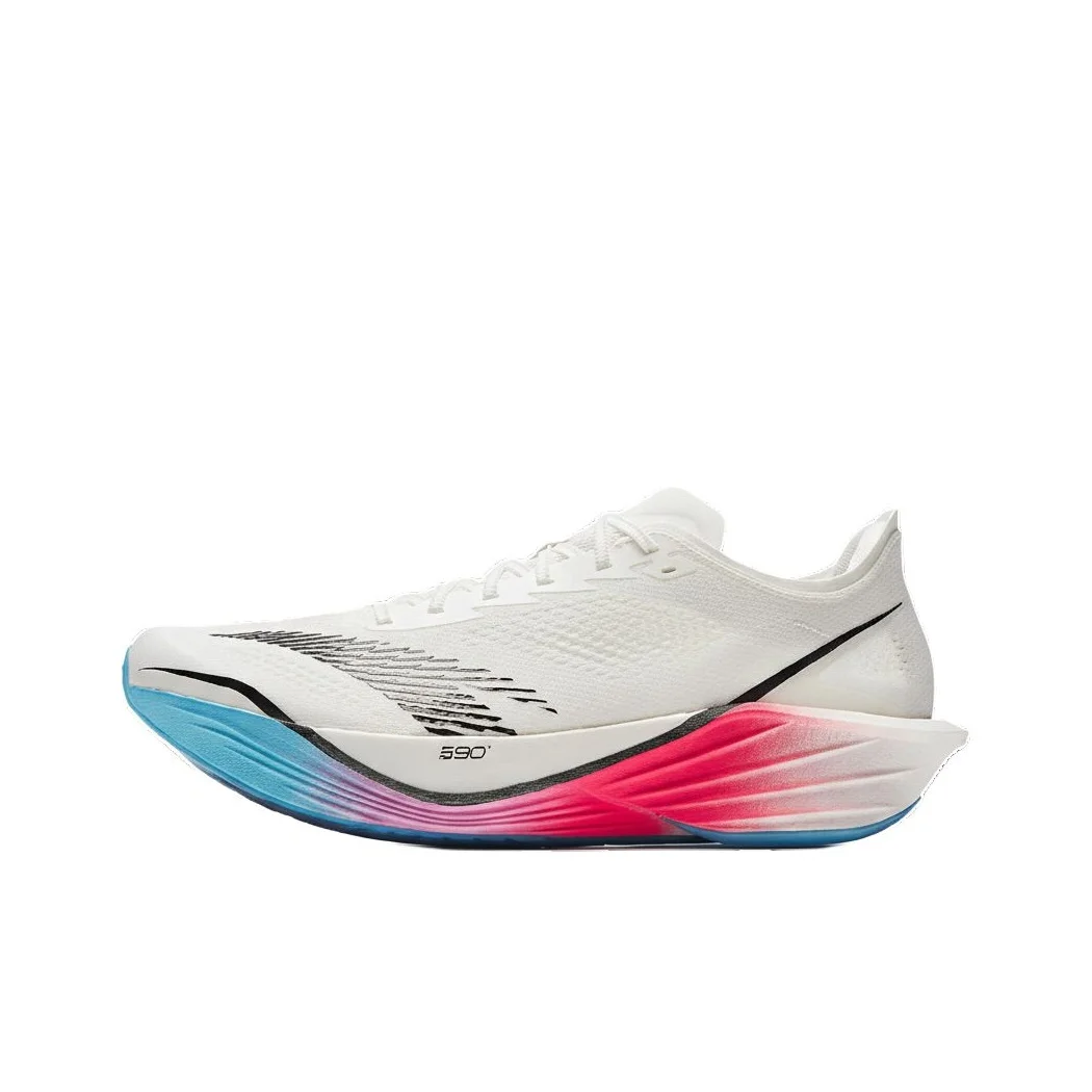 Anta Mach 6 Textile, Synthetic Leather Cushioning Slip Resistant Breathable Rebound Low top Running Shoes Men's 112625584-6