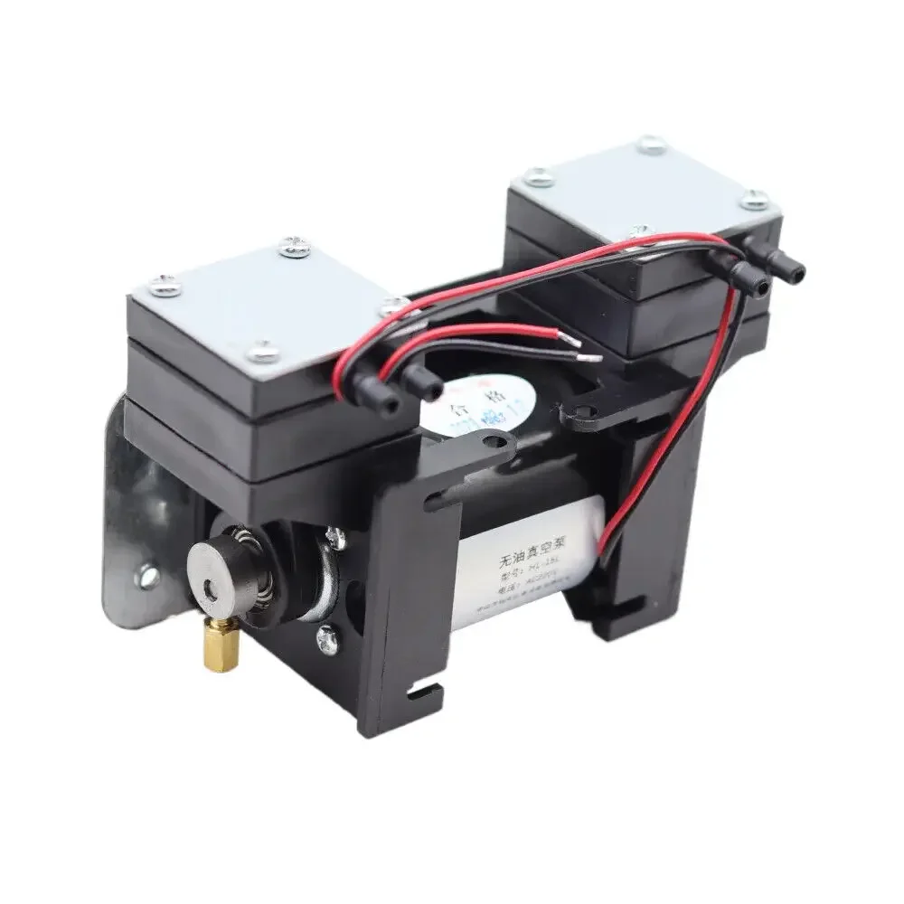 

DC12V/AC220V High Positive Negative Pressure Vacuum Pump Mini Beauty Instrument Mute Double Head Diaphragm Pump Micro Air Pump