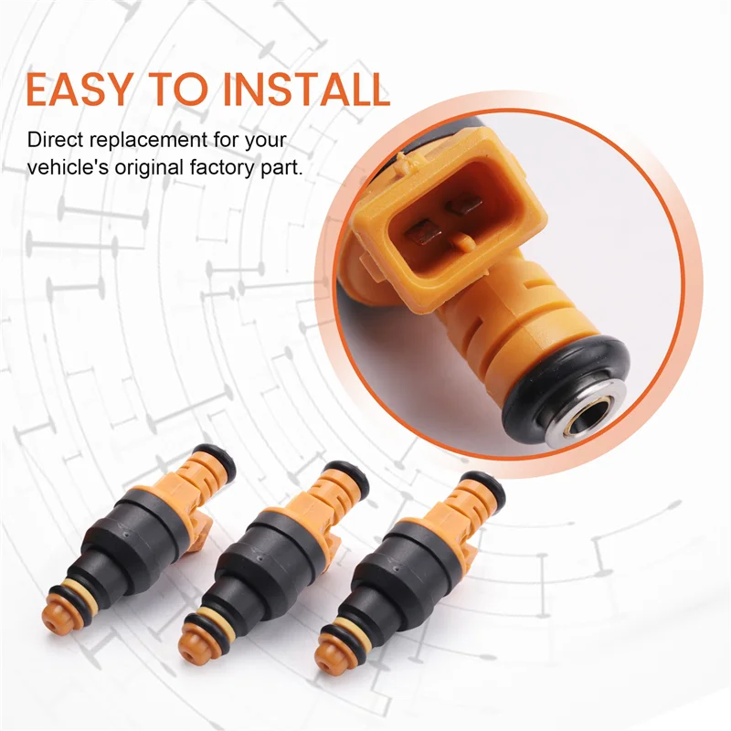 A09E-4 قطعة مجموعة حاقن وقود السيارة 0280150762 مناسبة ل 405 505 فولفو 240 244 245 740 780 940 1.9L 2.2L 2.3L