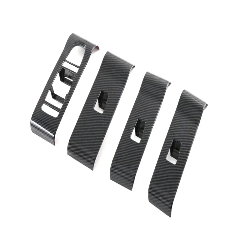 

Carbon Fiber Window Glass Panel Armrest Lift Switch Button Cover Trim Accessories for BYD Atto 3 Yuan Plus 2022 2023