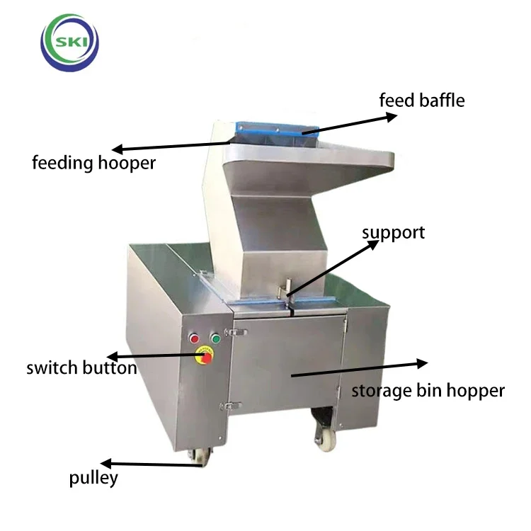 Motor Crushing of Stainless Steel Osteoclast Crusher for Cattle and Sheep Bones