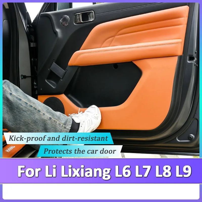 

Auto Accessories For Li LiXiang L6 L7 L8 L9 Car Door Anti Kick Pad Leather Side Dustproof Edge Protector Sticker Interior Film