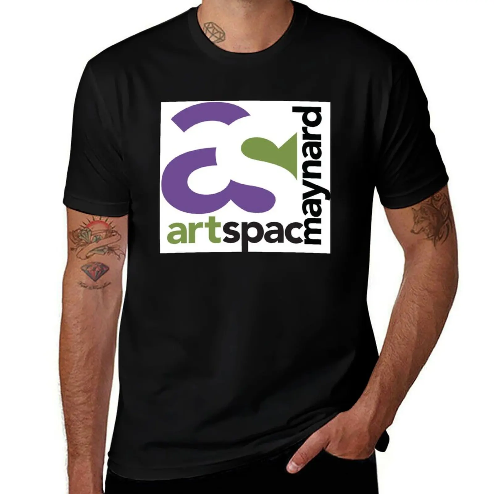 A new logo for ArtSpace Maynard T-Shirt oversized Aesthetic clothing plus size tops korean fashion designer t shirt men