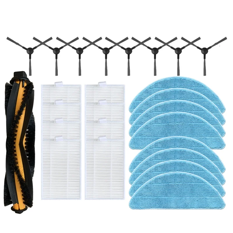 AT28-Per Blaupunkt Bluebot XBOOST / XPRO Accessori di ricambio Spazzola laterale principale Filtro Hepa Panno per mop