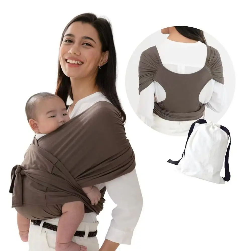 

Newborn Front Holding Baby Wrap Carrier Cotton Infant Kangaroo Bag Infant Backpacks Horizontal Holding Type Mesh