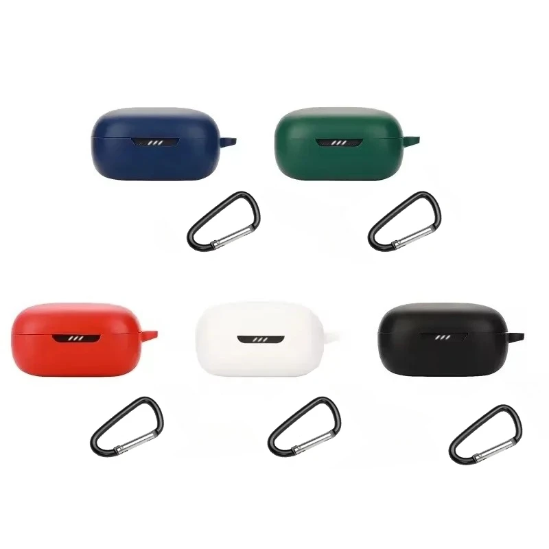 

Silicone Earphone Case For JBL Live Pro 2 TWS Earphone Charging Box Shell Shockproof Anti-dust Protective Sleeve Washable Cover