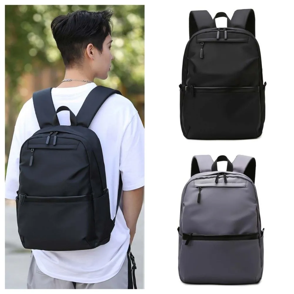 

Мужской рюкзак большой емкости из ткани Оксфорд, школьная сумка с несколькими карманами, черный, серый, рюкзак для отдыха и путешествий, студенческий рюкзак для подростков