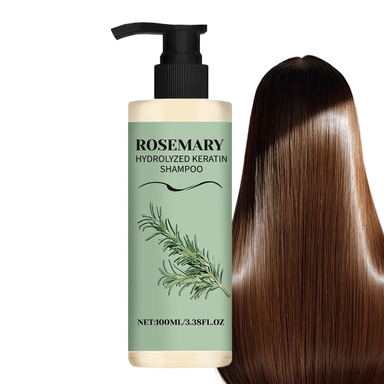 Rosemary Shampoo Reduce Hair Loss Clean Dandruff Nourish Moisturize Scalp Hair Care Shampoo Thickening Strengthening Shampoo