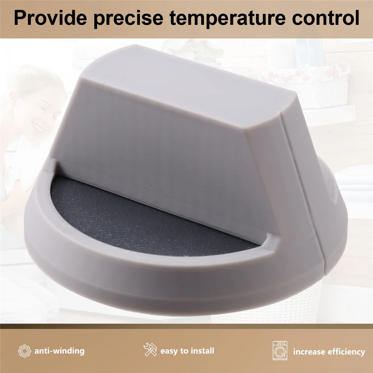 BAAQ 2pcs Laundry Systems 803119P Knob Assembly,Washing Machine Temperature Knob Replace AP5619372,2813209 ,803119