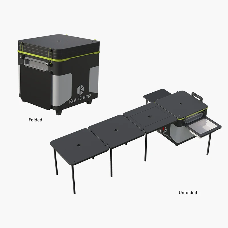 

Barbecue Stove Box Cookware Set Travel Picnic Vehicle Equipment Box Portable For Camping Kitchen