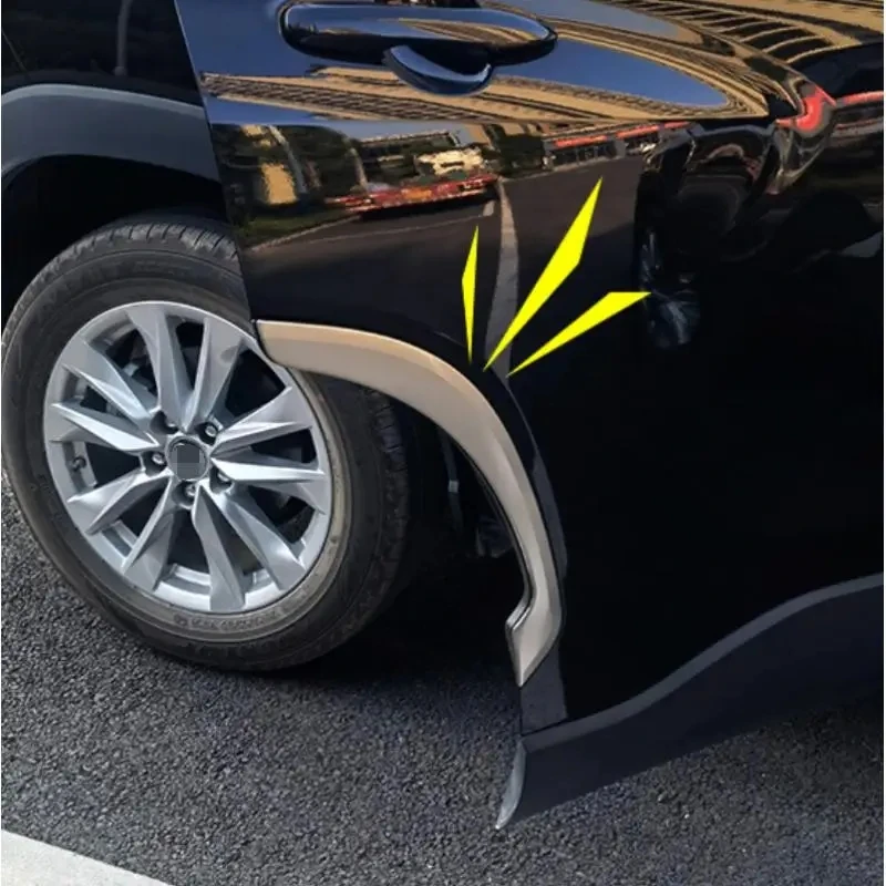 Car Tire Wheel Arch Door Body Mouldings Bottom Panel Bezel Cover For Toyota Corolla Cross XG10 2021 2022 2023 Accessories