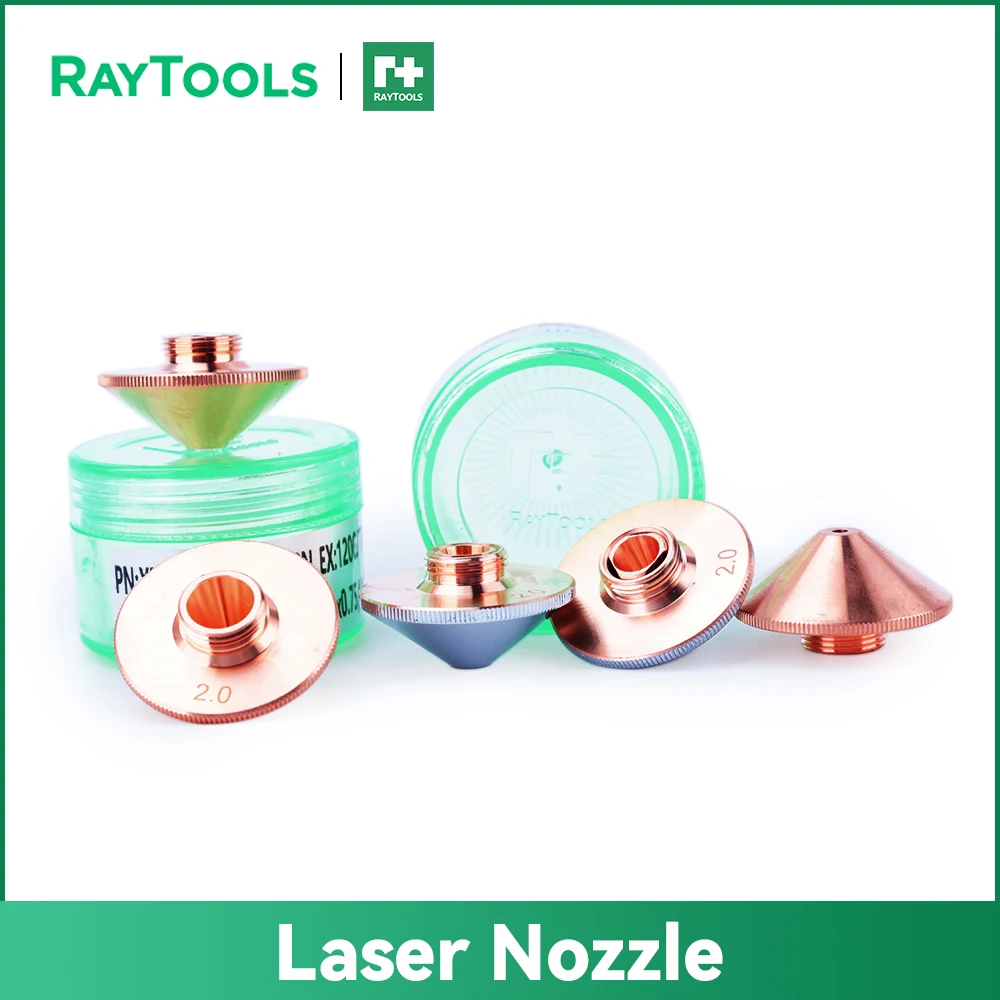 Raytools Original Laser Nozzle D32 H15 M14 120GJT0515 120GJT0615 Single Double Chrome Laser Cutting Nozzle for Raytools Laser